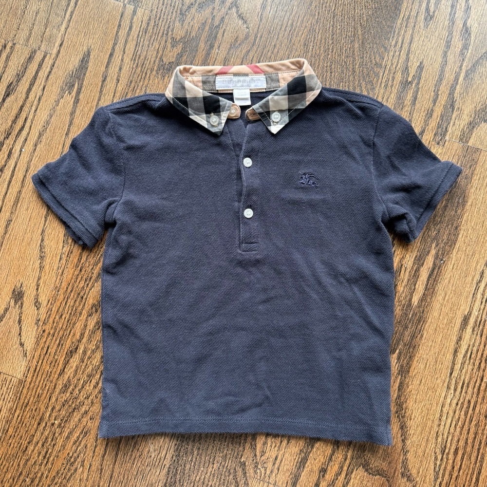 Burberry Toddler Navy Polo
